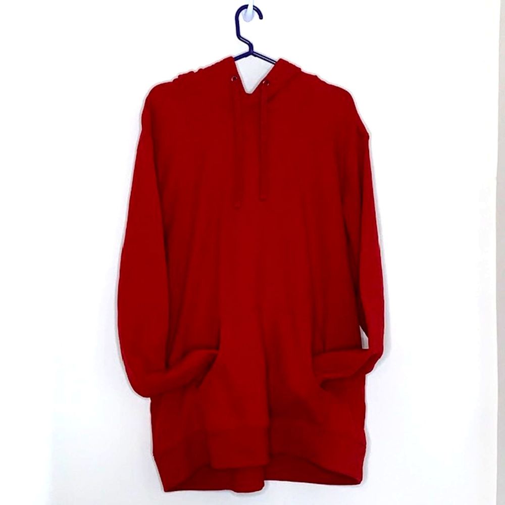 Goodfellow & Co Red Hooded Sweatshirt-XXL